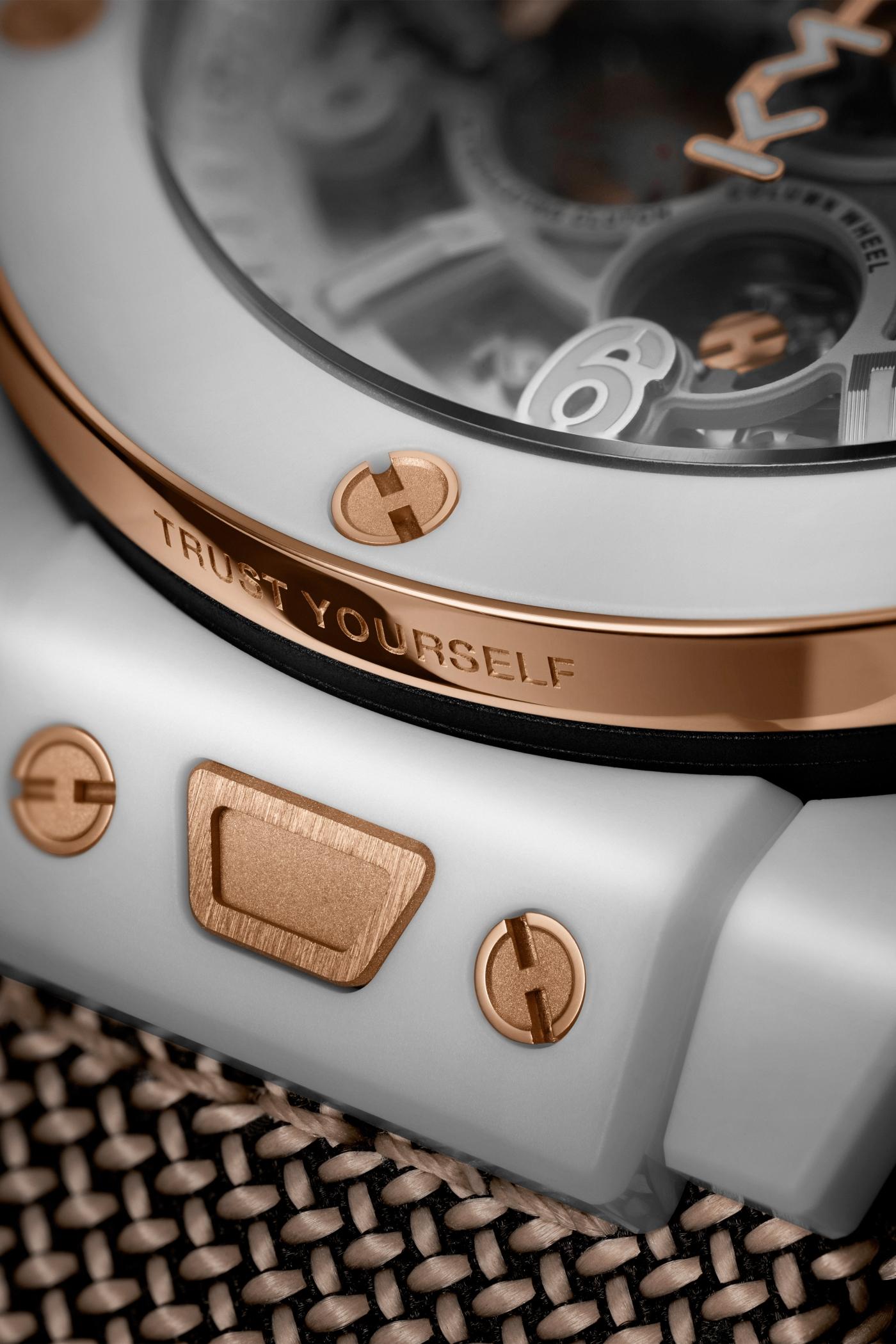 Big Bang Reloaded Kylian Mbappé White Ceramic - CloseUP Shot