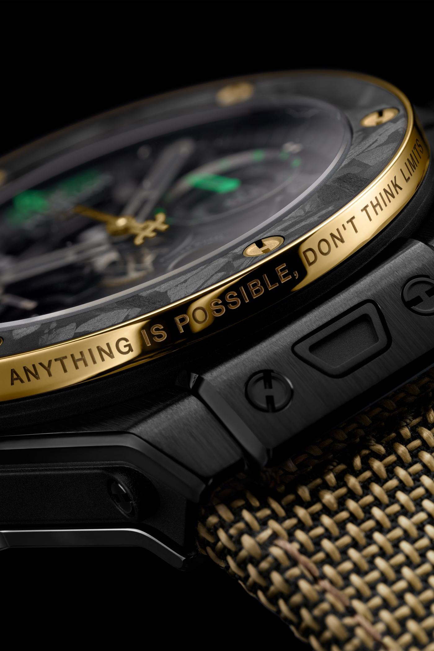 Big Bang Reloaded Usain Bolt Ceramic Carbon - Side Shot