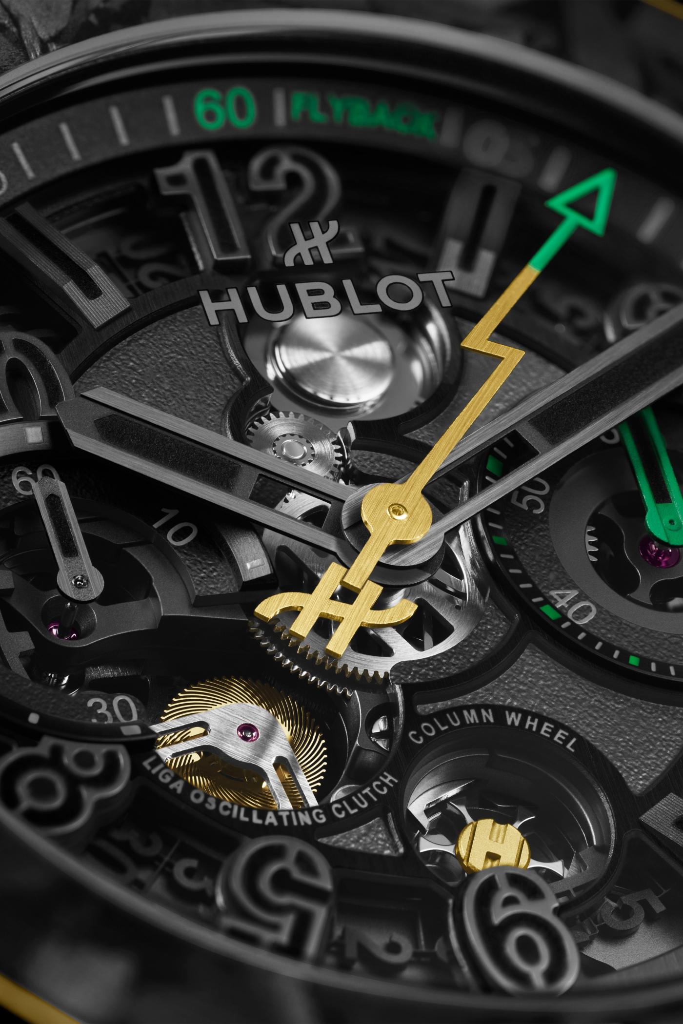 Big Bang Reloaded Usain Bolt Ceramic Carbon - CloseUp Shot