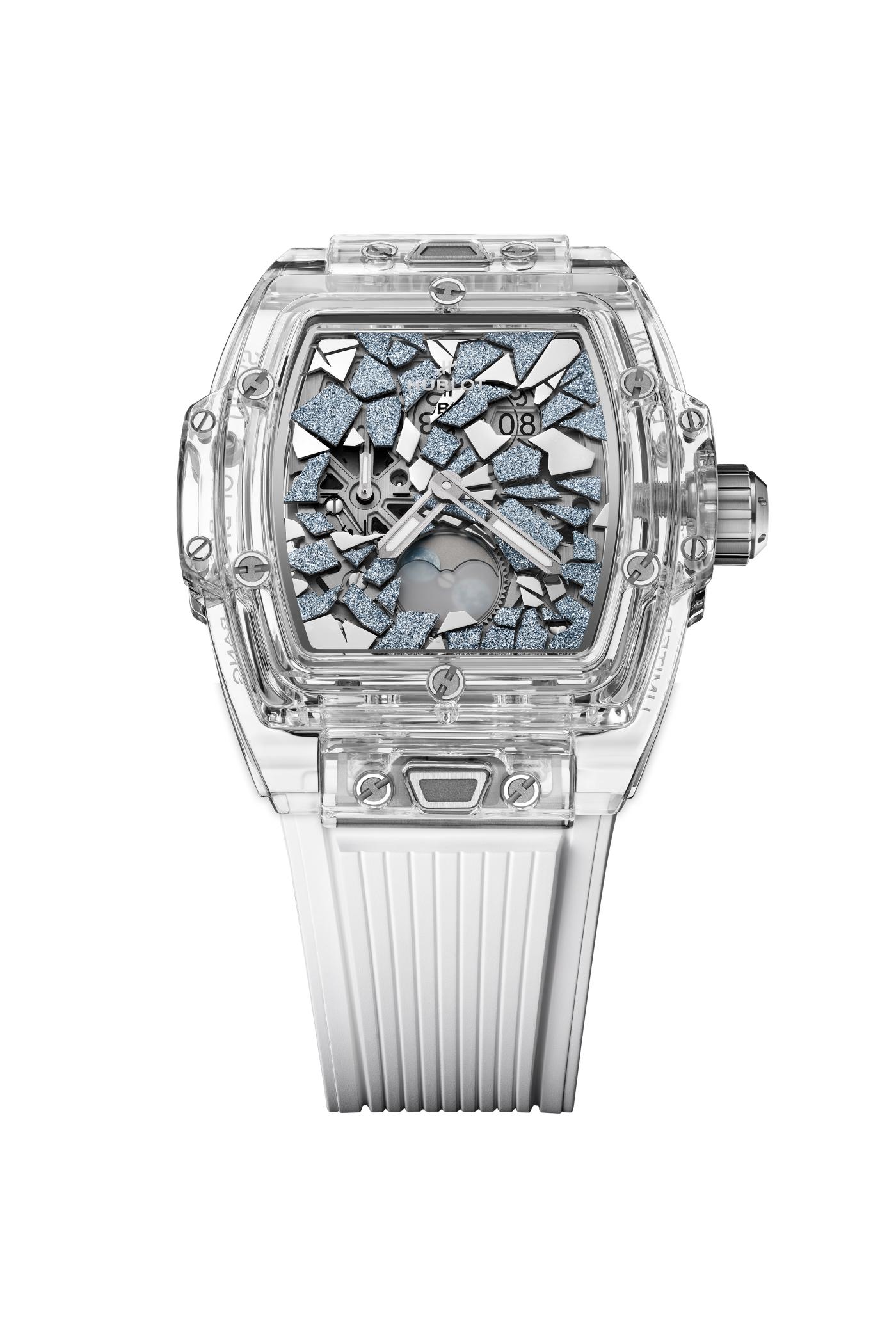 Spirit of Big Bang Moonphase Impact Sapphire - Soldier shot