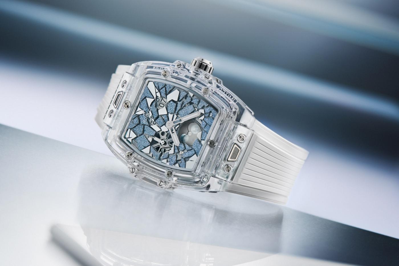 HUBLOT宇舶表发布BIG BANG灵魂IMPACT腕表： 开创品牌历史中蓝宝石材质