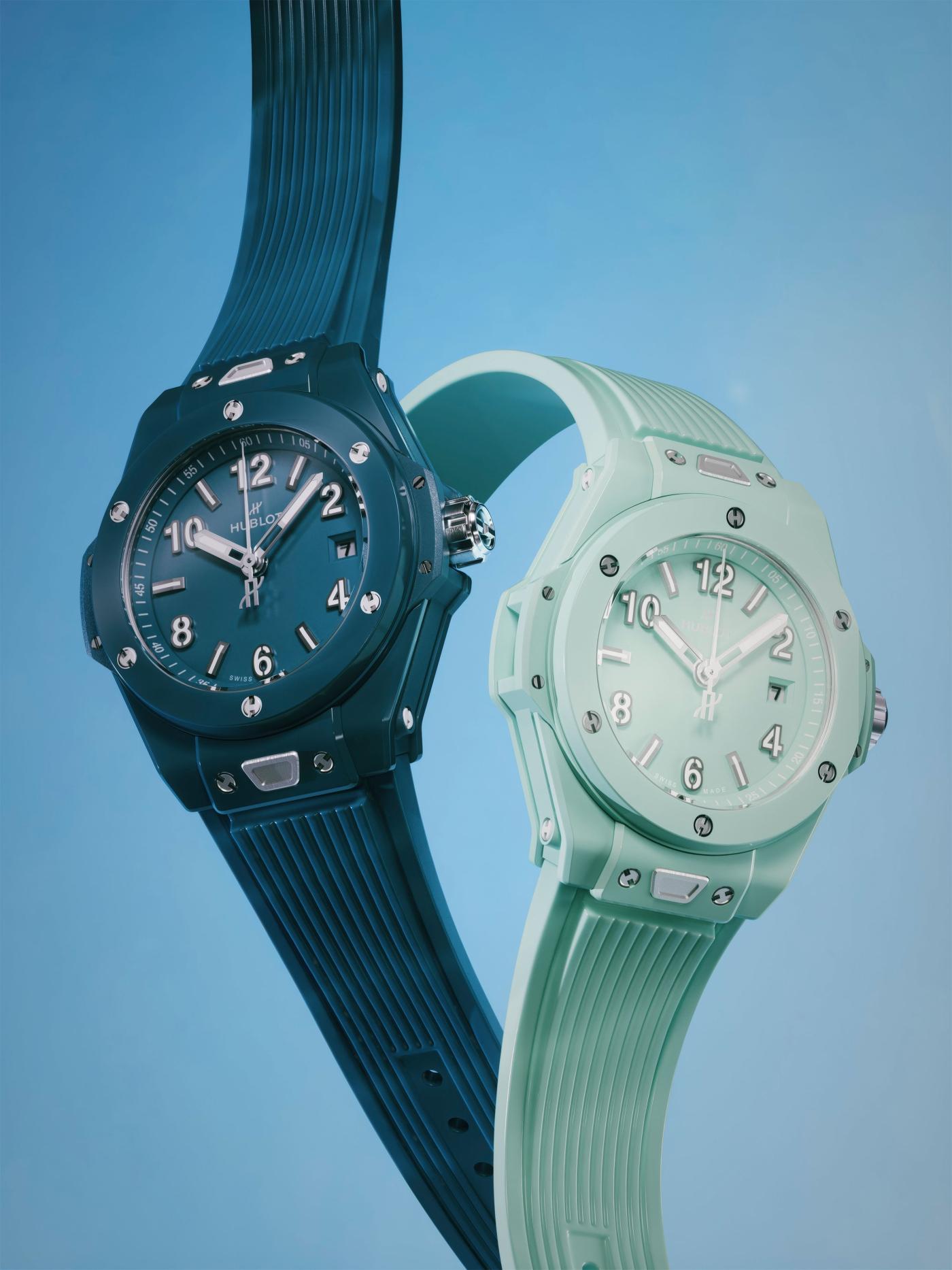 Big Bang Petrol Blue Ceramic 33 mm