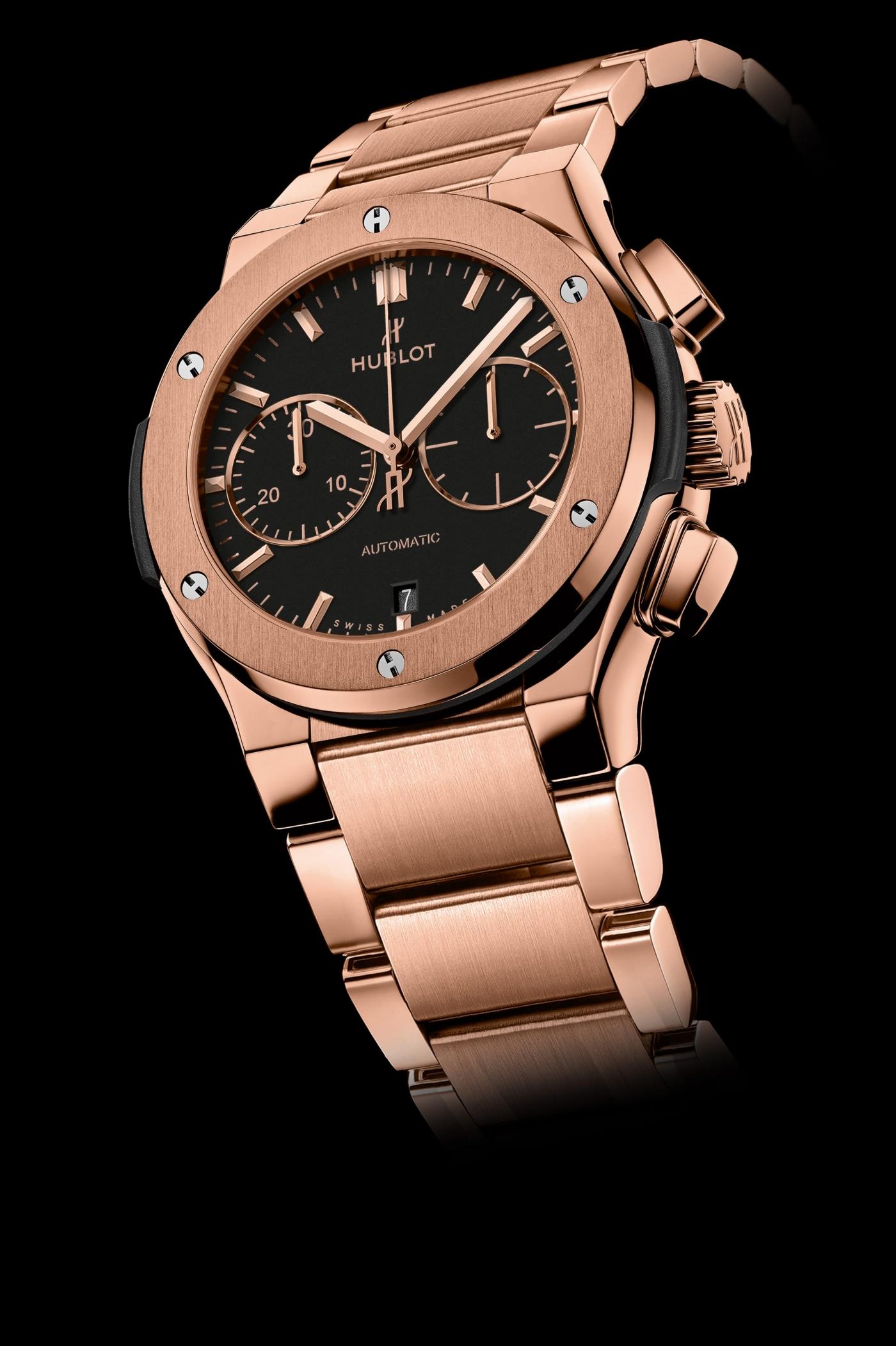 hublot classic fusion chronograph king gold