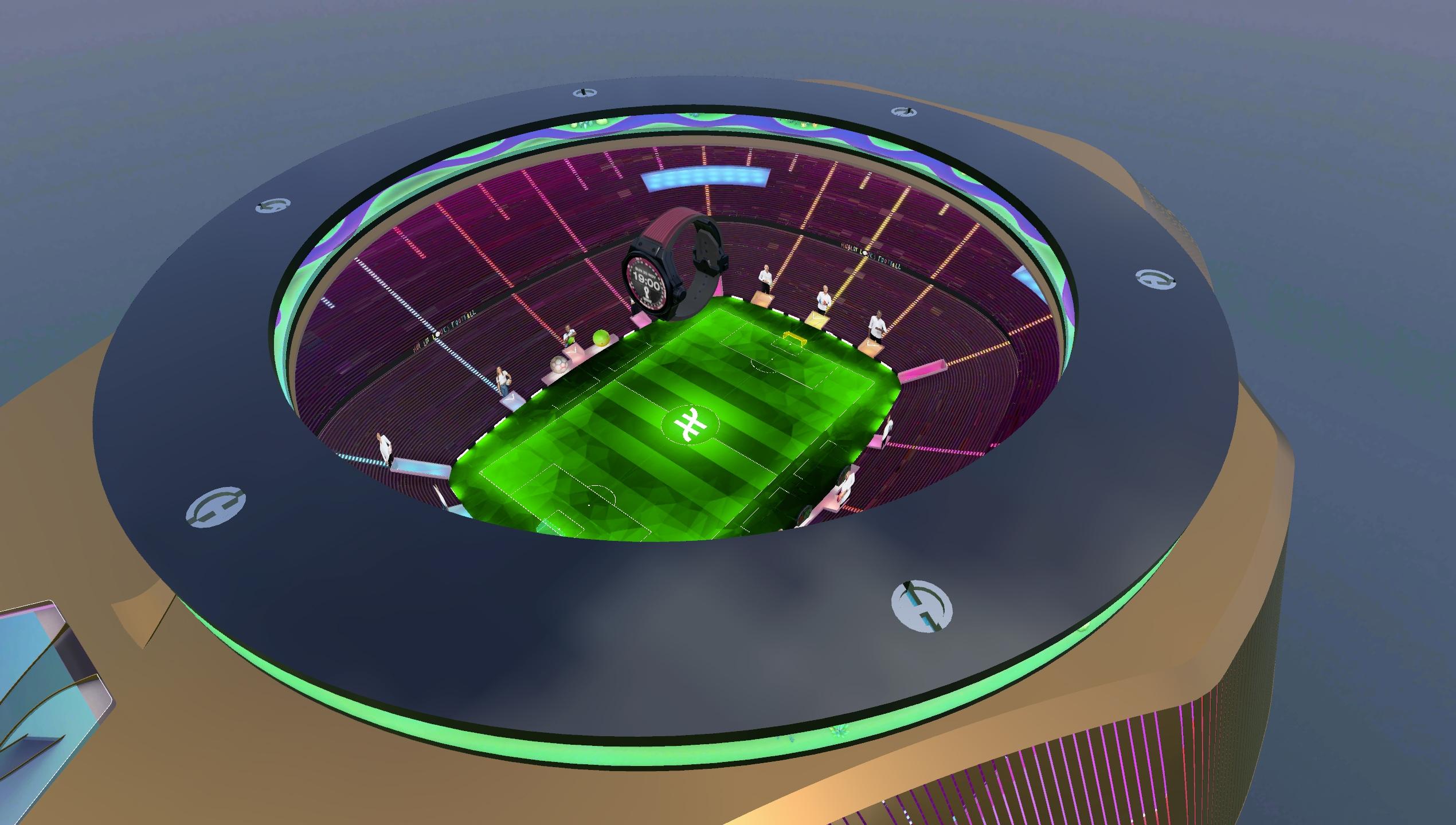 TIMEKEEPER OF THE METAVERSE: HUBLOT LOVES FOOTBALL STADIUM