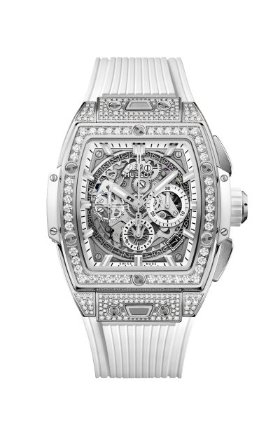 Spirit of Big Bang Titanium White Pavé 42 mm