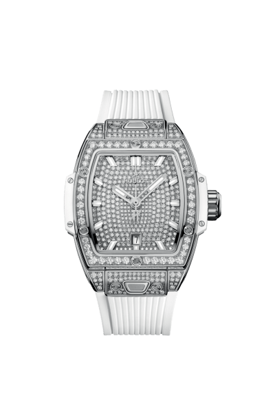 Spirit of Big Bang Steel White Full Pavé 32 mm