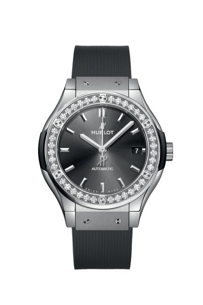  Classic Fusion Racing Grey Titanium Diamonds 38 mm