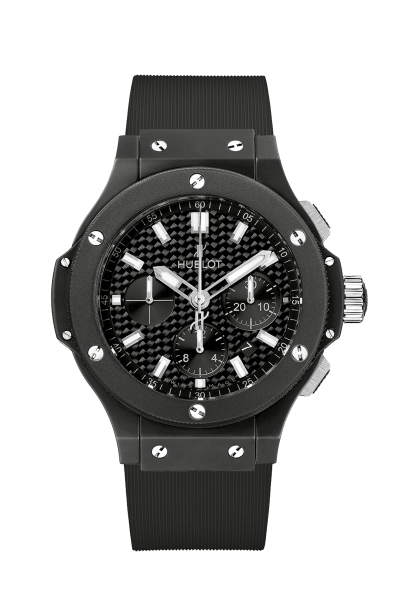 Big Bang Black Magic 44 mm, front view 