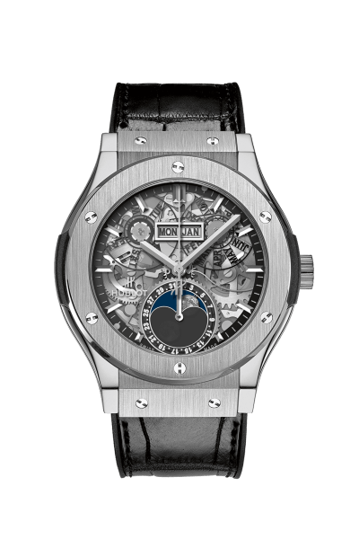 Classic Fusion Aerofusion Moonphase Titanium 42 mm, front view 