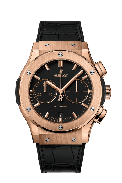 Hublot Big Bang Automatic 18K Rose Gold Black Index Dial Watch 301.PX.1180.RX