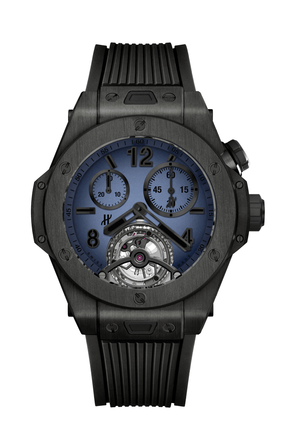 Big-Bang-Tourbillon-Chronograph-Cathedral-Minute-Repeater-Carbon-Gradient-Blue-45-mm
