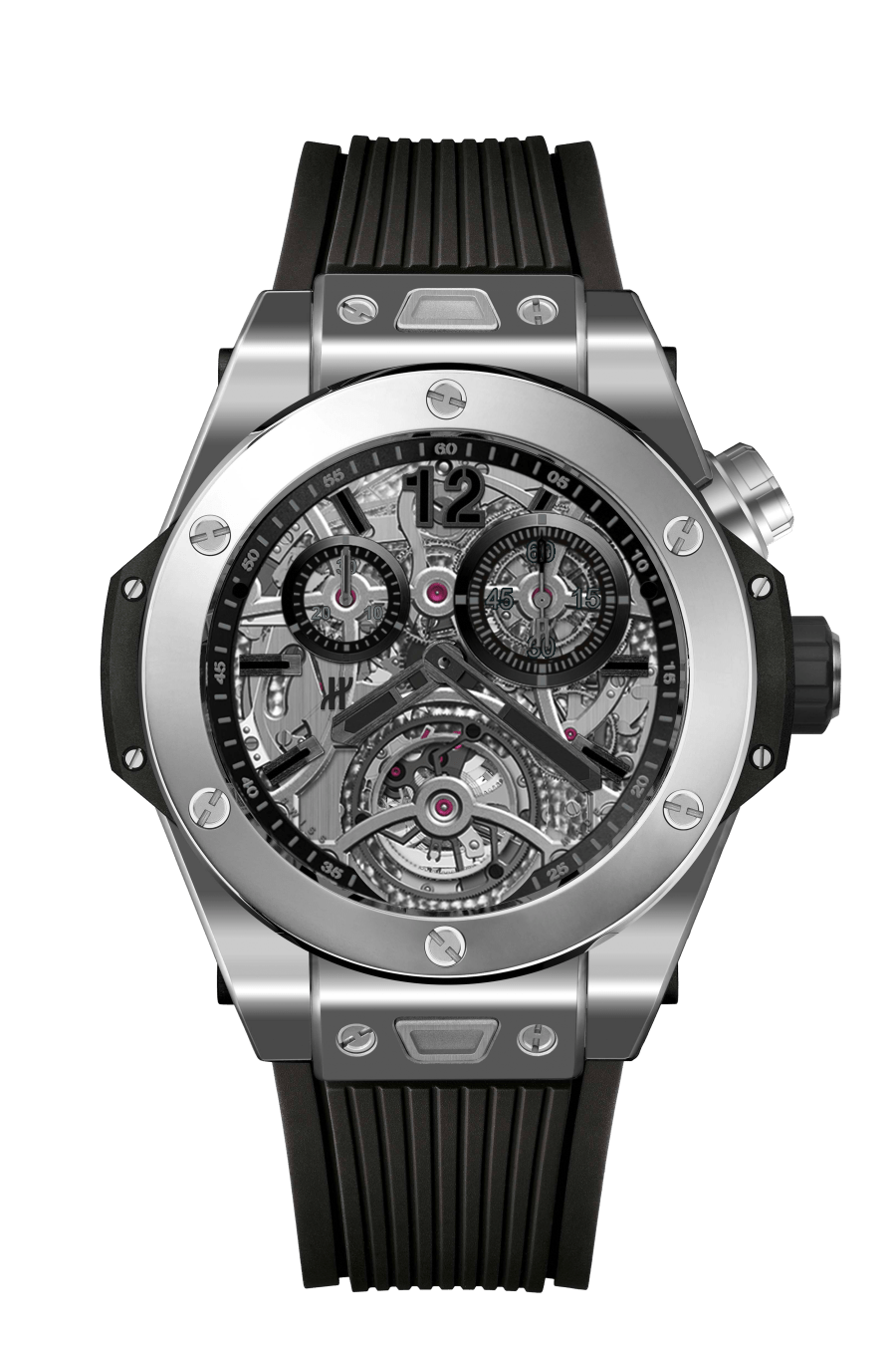 Big Bang Tourbillon Chronograph Cathedral Minute Repeater Polished Titanium 45 mm