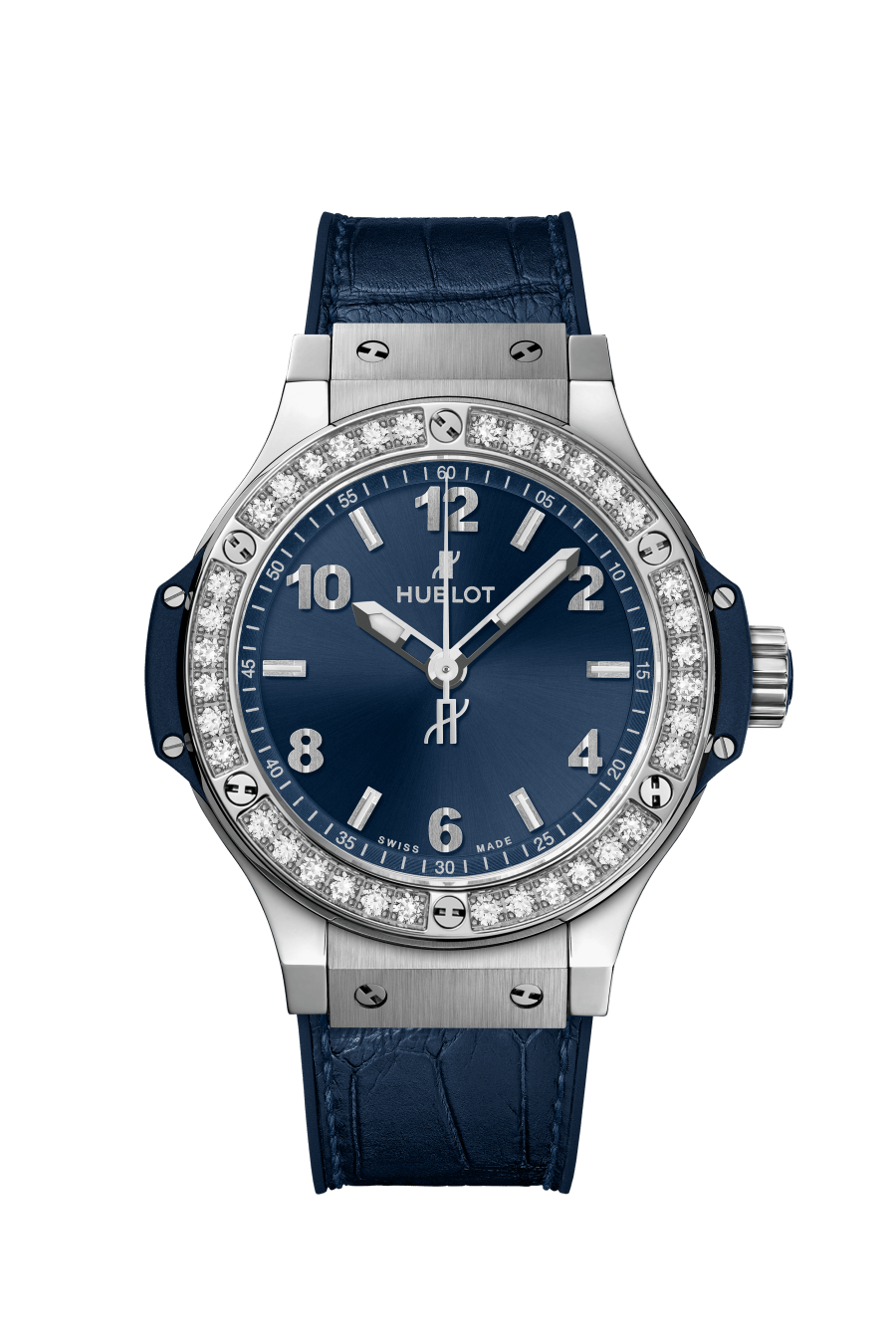 Big Bang Steel Blue Diamonds 38 Mm Hublot