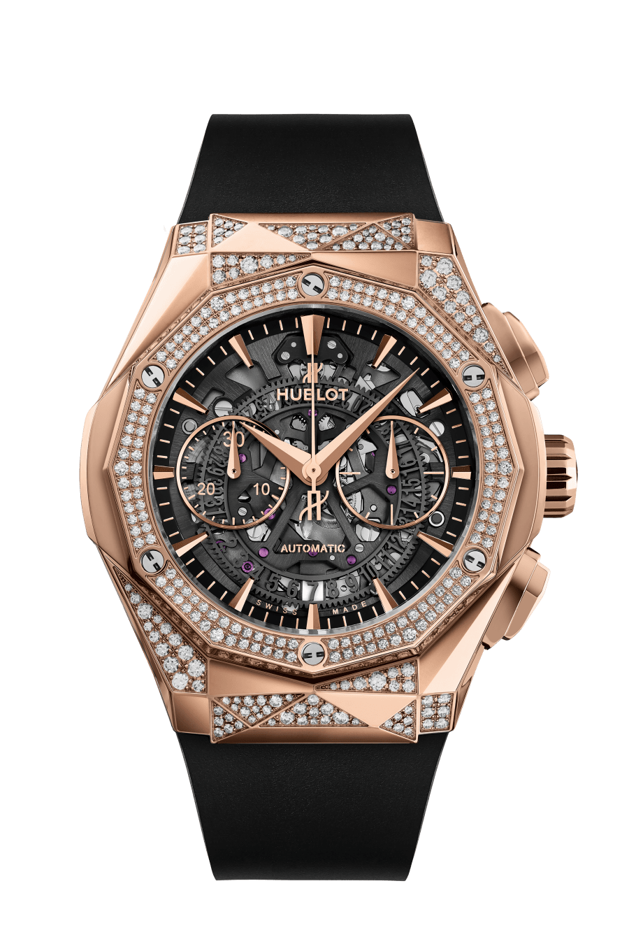 aerofusion chronograph orlinski king gold alternative pavé 45