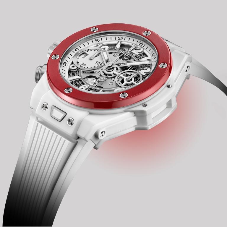 Big Bang Unico Left Handed White Ceramic 42 mm - Side shot
