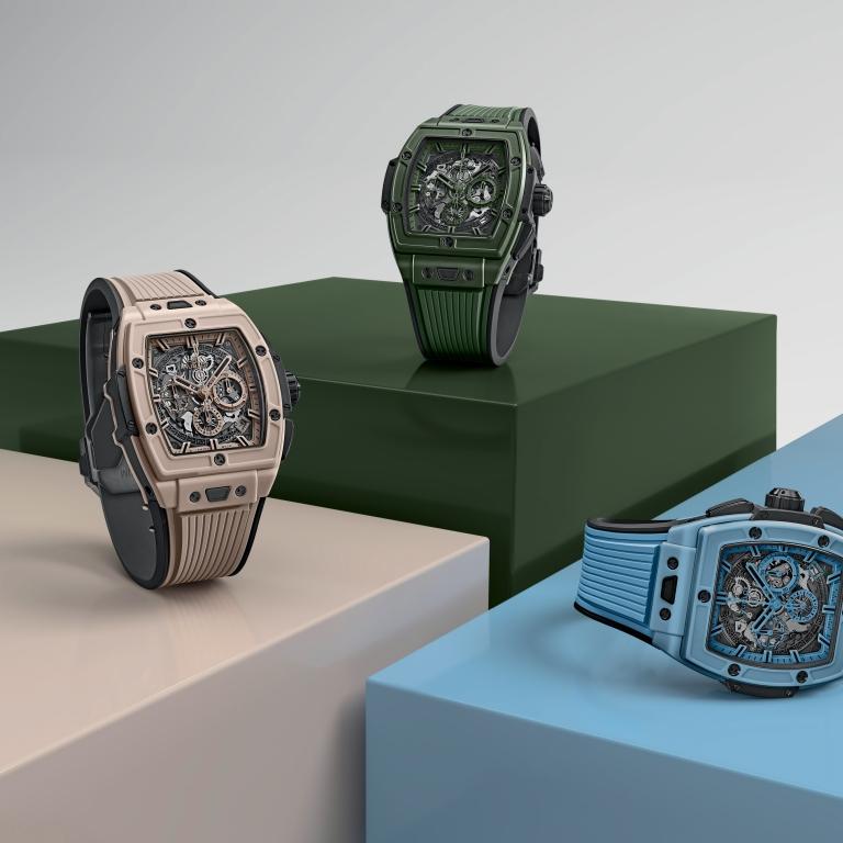 Spirit of Big Bang Beige Ceramic, Sky Blue Ceramic & Dark Green Ceramic